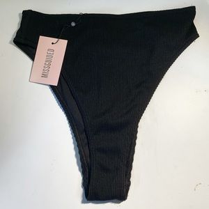 NWT Black MISSGUIDED Swimsuit Bottoms